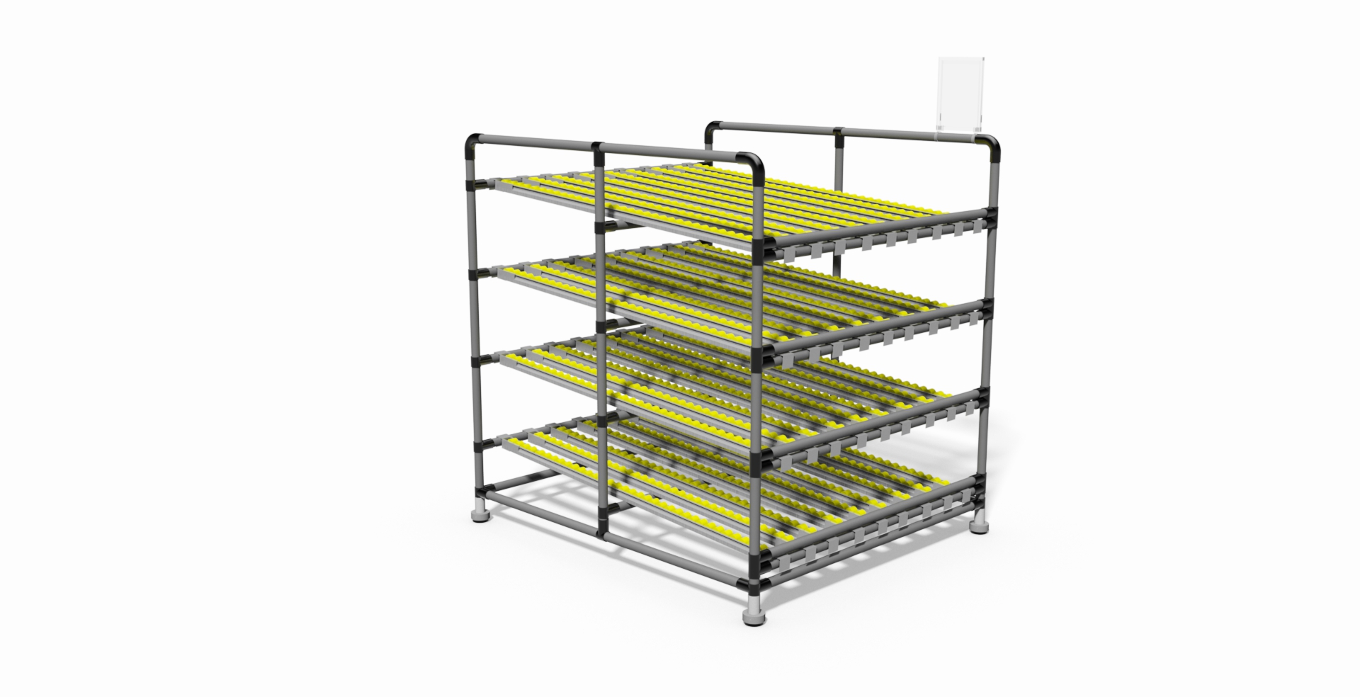 Scaffalatura a Gravità Mobile e Componibile per Kitting